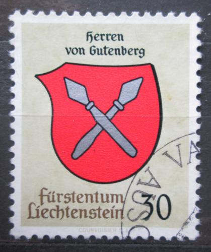 Potovn znmka Lichtentejnsko 1965 Erb Gutenberg Mi# 451