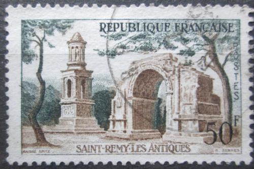 Potovn znmka Francie 1957 Vtzn oblouk v St. Rmy Mi# 1165