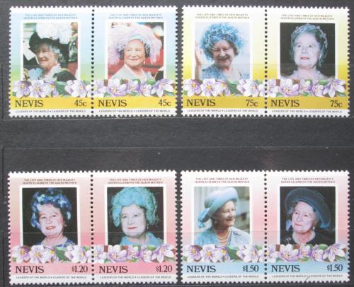 Poštovní známky Nevis 1985 Královna Matka Alžbìta Mi# 292-99