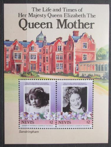 Poštovní známky Nevis 1985 Královna Matka Alžbìta Mi# Block 5