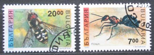 Poštovní známky Bulharsko 1992 Hmyz Mi# 3998-99