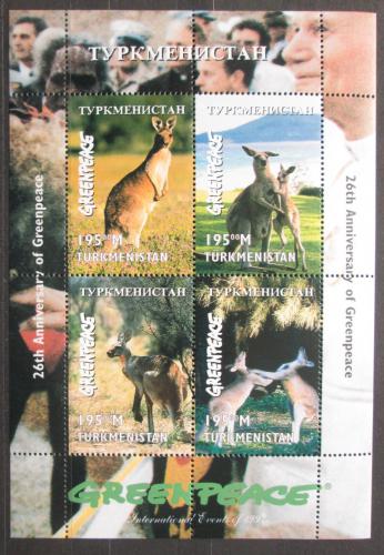 Poštovní známky Turkmenistán 1998 Klokani Mi# N/N