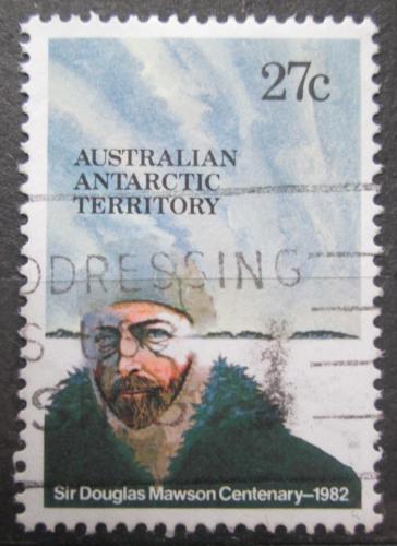 Poštovní známka Australská Antarktida 1982 Douglas Mawson Mi# 53