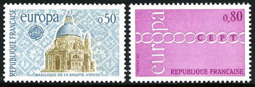 Poštovní známky Francie 1971 Evropa CEPT Mi# 1748-49