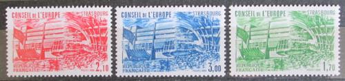 Poštovní známky Francie 1984 Rada Evropy, služební Mi# 34-36