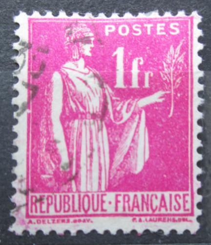 Potovn znmka Francie 1937 Symbol mru Mi# 369