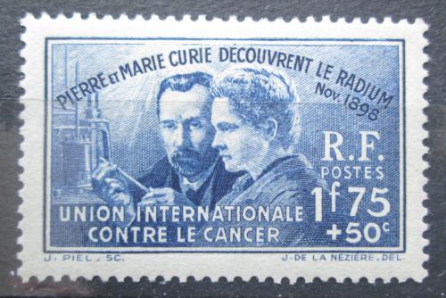 Poštovní známka Francie 1938 Pierre a Marie Curie Mi# 433 Kat 12€