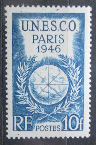 Poštovní známka Francie 1946 Konference UNESCO Mi# 771
