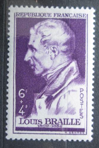 Potovn znmka Francie 1948 Louis Braille Mi# 808