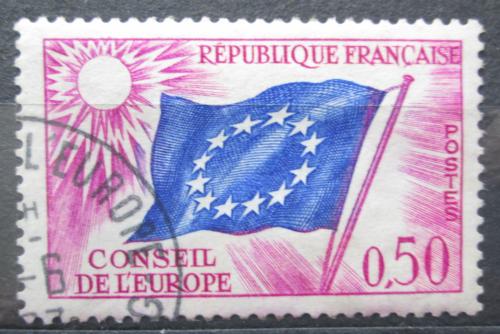 Potovn znmka Francie 1963 Vlajka EU, sluebn Mi# 9 