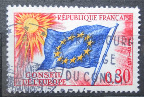 Potovn znmka Francie 1965 Vlajka EU, sluebn Mi# 11