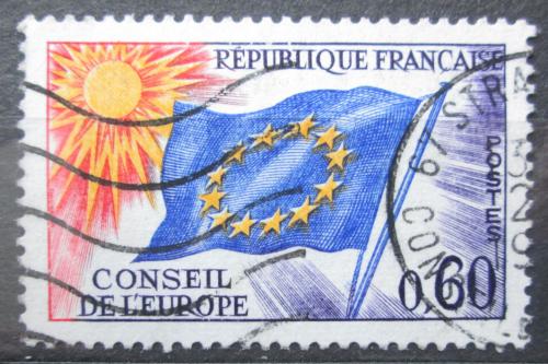 Potovn znmka Francie 1965 Vlajka EU, sluebn Mi# 12