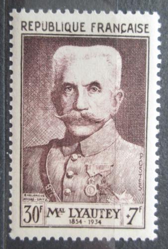 Poštovní známka Francie 1953 Maršál Hubert Lyautey Mi# 970 Kat 15€
