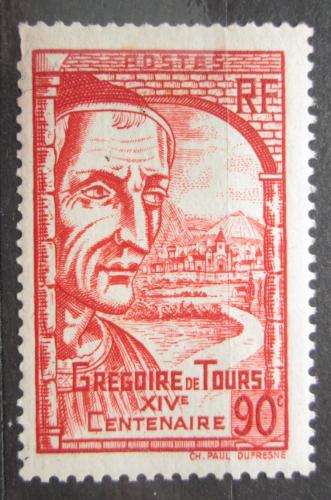 Poštovní známka Francie 1939 Gregor von Tours Mi# 454