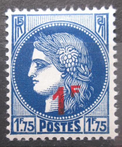 Poštovní známka Francie 1940 Ceres pøetisk Mi# 488