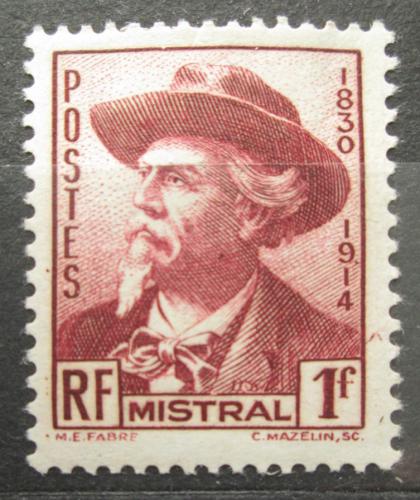 Poštovní známka Francie 1941 Frédéric Mistral, básník Mi# 506