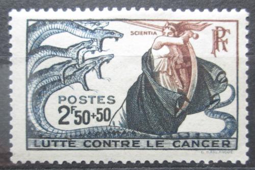Poštovní známka Francie 1941 Boj proti rakovinì Mi# 507