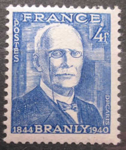 Poštovní známka Francie 1944 Edouard Branly, fyzik Mi# 613