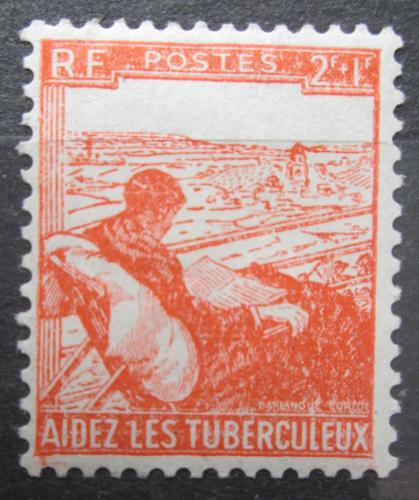 Poštovní známka Francie 1945 Boj proti tuberkulóze Mi# 730