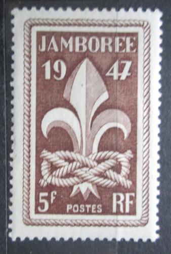 Poštovní známka Francie 1947 Setkání skautù Mi# 786