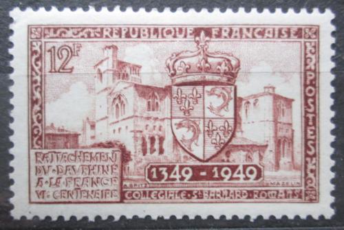 Poštovní známka Francie 1949 Kostel svatého Barnarda Mi# 844