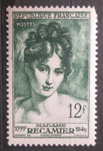Poštovní známka Francie 1950 Juliette Récamier, spisovatelka Mi# 893