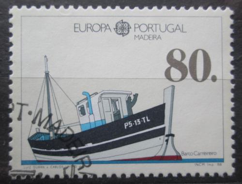 Poštovní známka Madeira 1988 Evropa CEPT, loï Mi# 118 a