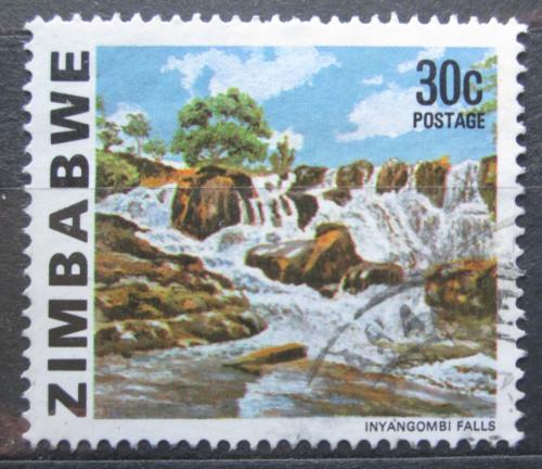 Poštovní známka Zimbabwe 1980 Vodopády Inyamgombi Mi# 239