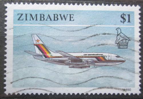 Poštovní známka Zimbabwe 1990 Letadlo Mi# 434