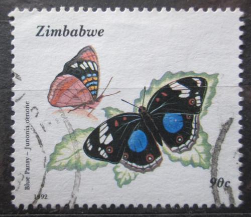 Poštovní známka Zimbabwe 1992 Junonia oenone Mi# 491