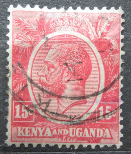 Potovn znmka Kea a Uganda 1922 Krl Ji V. Mi# 5