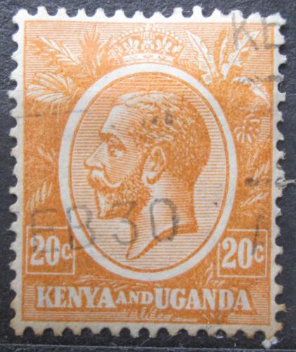 Potovn znmka Kea a Uganda 1922 Krl Ji V. Mi# 6
