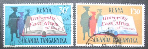 Poštovní známky K-U-T 1963 Založení Východoafrické univerzity Mi# 128-29