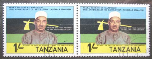 Poštovní známky Tanzánie 1984 Šach Abeid Amani Karume pár Mi# 237
