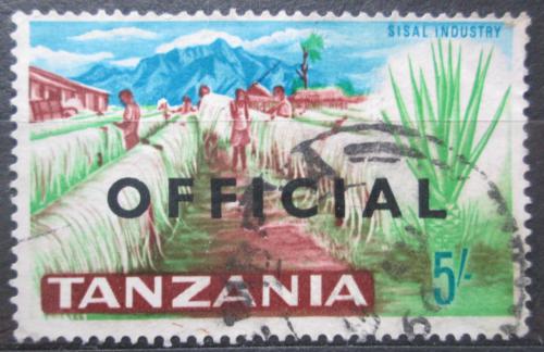 Poštovní známka Tanzánie 1965 Agáve sisalová, úøední Mi# 8 III Kat 12€ 