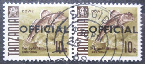 Poštovní známky Tanzánie 1967 Periophthalmus sobrinus, úøední pár Mi# 10 I