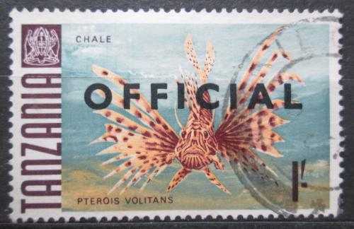 Poštovní známka Tanzánie 1967 Perutýn ohnivý, úøední Mi# 15 I Kat 4€