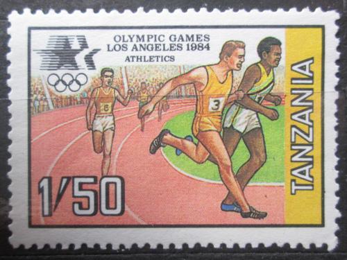 Poštovní známka Tanzánie 1984 LOH Los Angeles Mi# 243