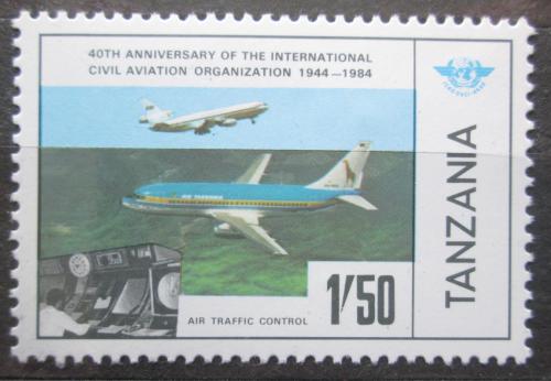 Poštovní známka Tanzánie 1984 Letadla Mi# 247