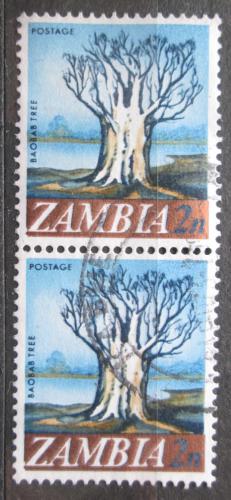 Poštovní známky Zambie 1968 Chlebovník pár Mi# 40