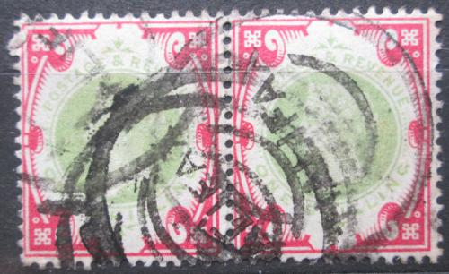 Poštovní známky Velká Británie 1900 Královna Viktorie pár VELKÁ RARITA Mi# 101 Kat 200€