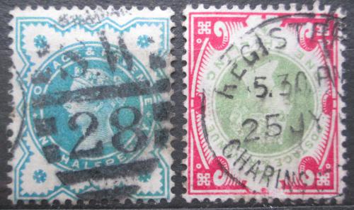 Poštovní známky Velká Británie 1900 Královna Viktorie RARITA Mi# 100-01 Kat 101€