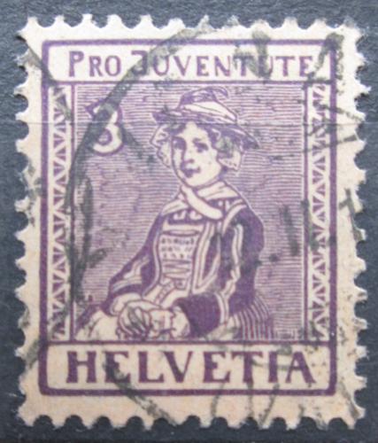 Poštovní známka Švýcarsko 1917 Lidový kroj RARITA Mi# 133 Kat 70€