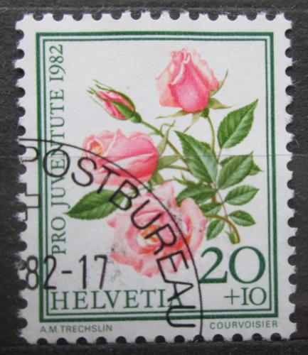Poštovní známka Švýcarsko 1982 Rùže, Pro Juventute Mi# 1237