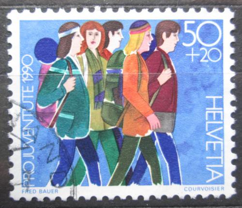 Poštovní známka Švýcarsko 1990 Mládež na vandru, Pro Juventute Mi# 1432