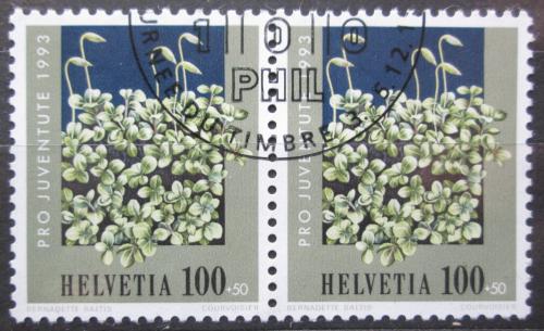 Poštovní známky Švýcarsko 1993 Mìøík teèkovaný pár, Pro Juventute Mi# 1515