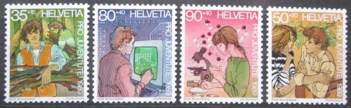 Poštovní známky Švýcarsko 1989 Aktivity mládeže, Pro Juventute Mi# 1405-08 Kat 5.50€