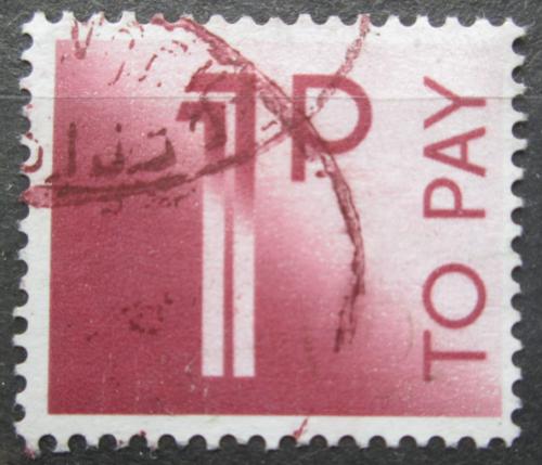 Poštovní známka Velká Británie 1982 Doplatní Mi# 89