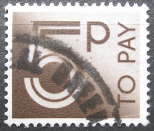 Poštovní známka Velká Británie 1982 Doplatní Mi# 93