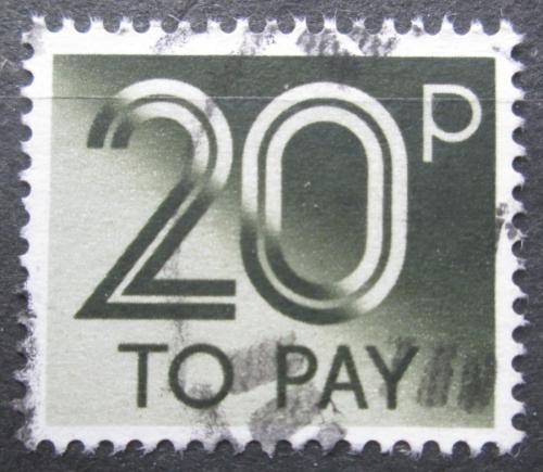 Poštovní známka Velká Británie 1982 Doplatní Mi# 95